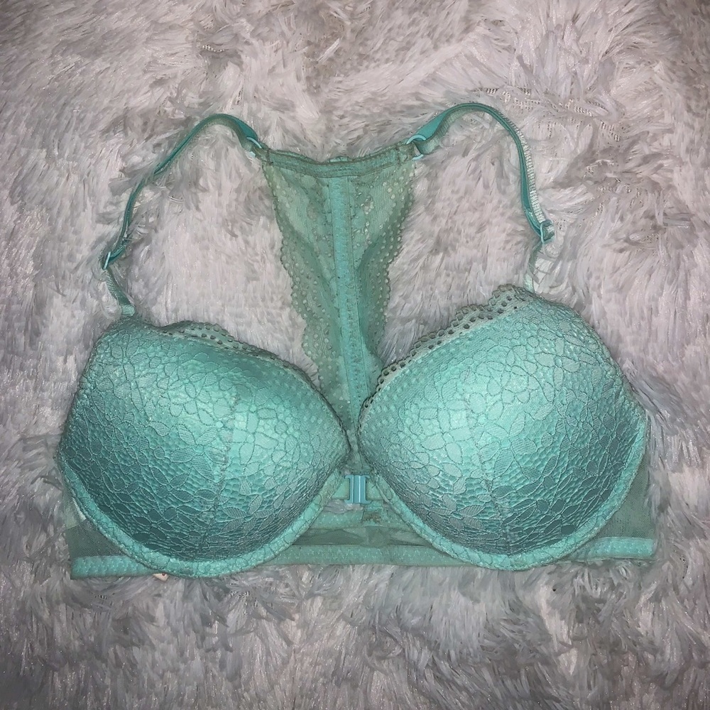 Racer back push up bra
